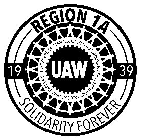 UAW Region 1A logo