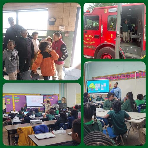 Students at Mann learn about college and career options from community guests on college and career day
