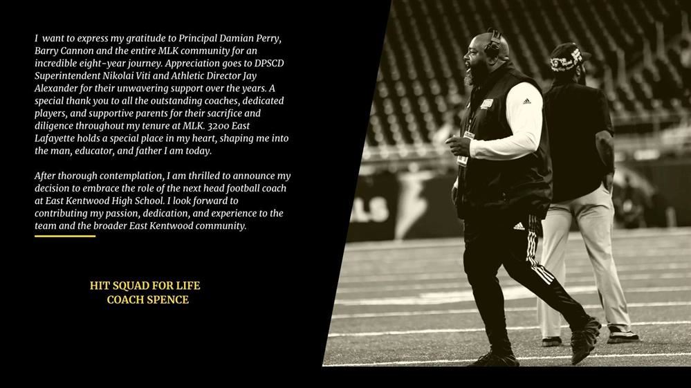 coach spence words