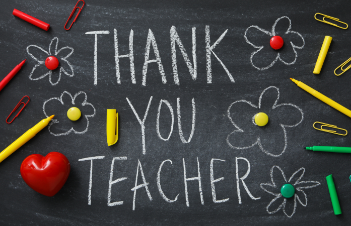  thank you teacher sign