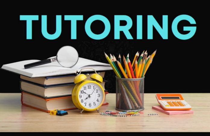  tutoring on a blackboard