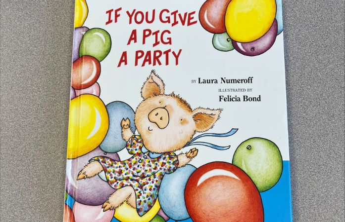 children's book called If you give a pig a party