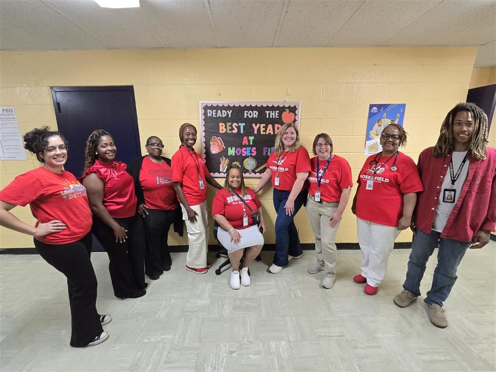  A portion of Moses Field staff