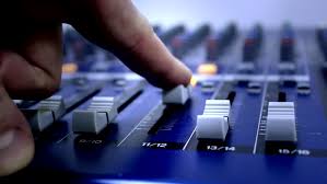  Mixing board stock photo