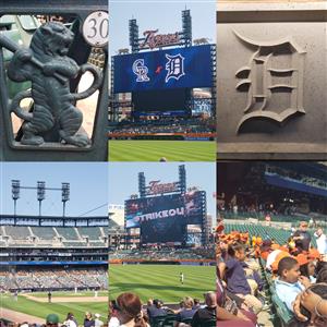 Images captured from baseball game students score board seat details
