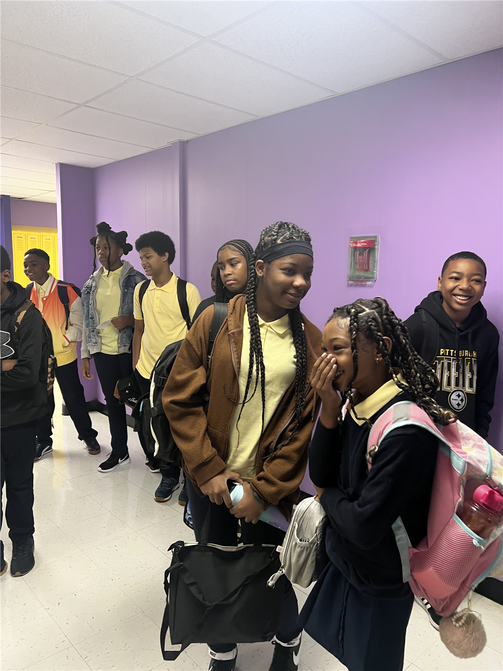 6th Grade ribbon cutting surprise