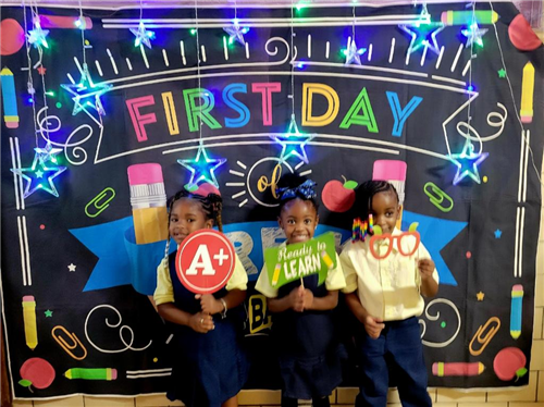 PreK First Day Photo Booth