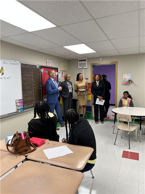 Dr. Vitti and others visit