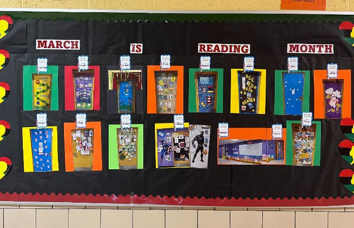 Reading Month Door Decorating