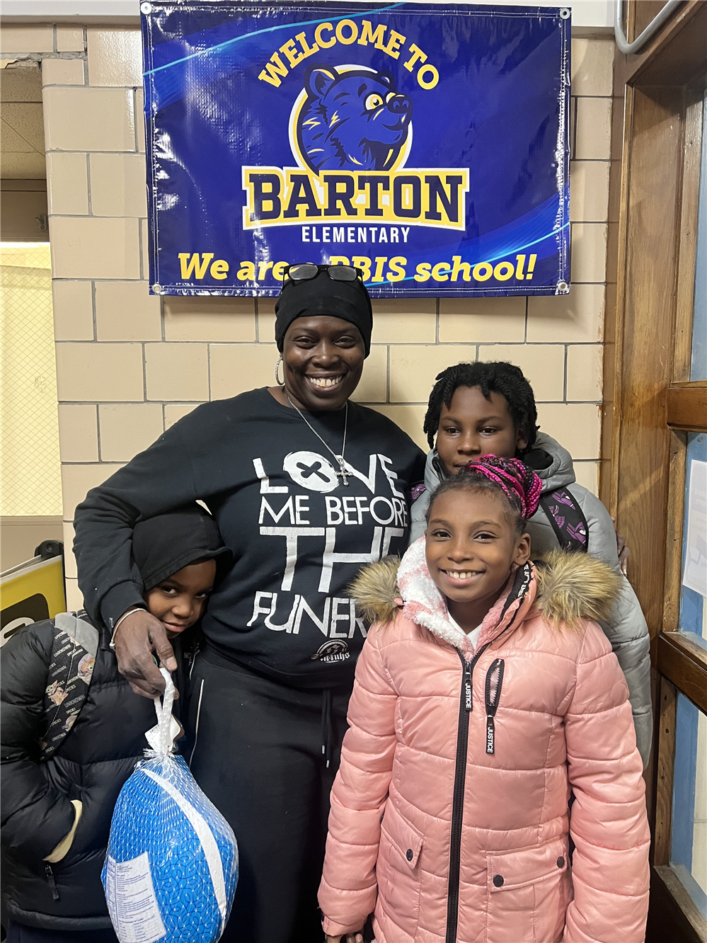 Barton family receives turkeys