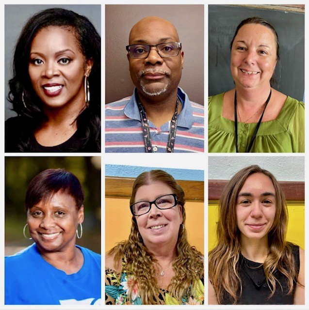  collage of new staff at Noble