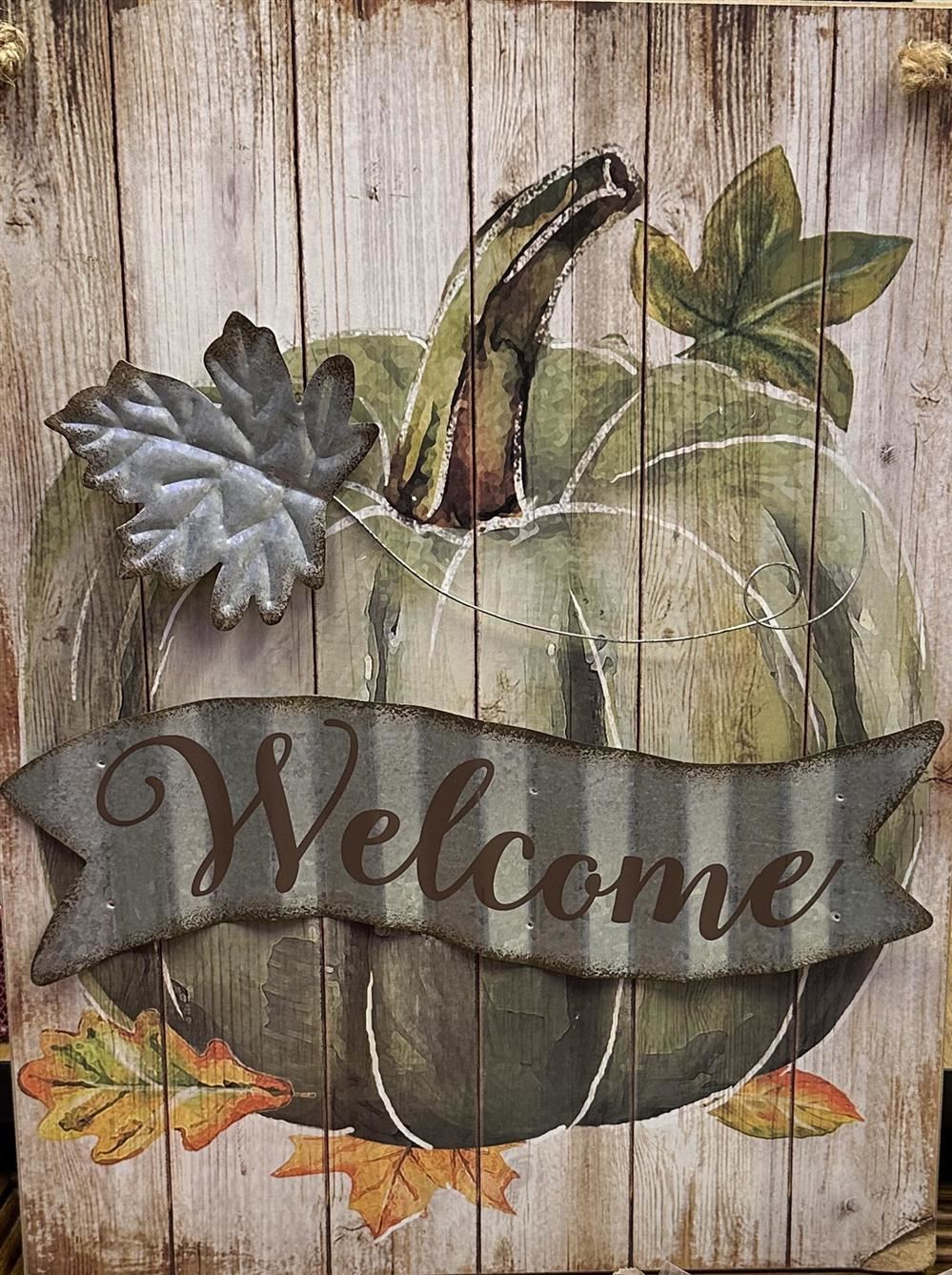  Welcome sign