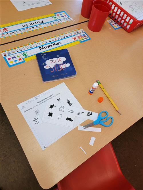 Materials for lesson
