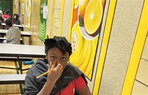 SWA students taking a break from the competition to pose for a pic