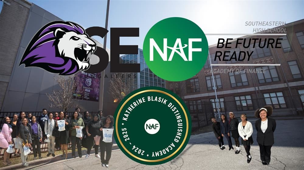  student holding NAF Award