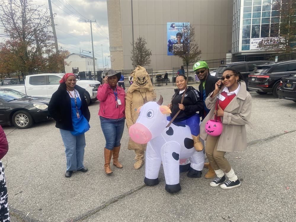  Southeastern staff dress up for Halloween