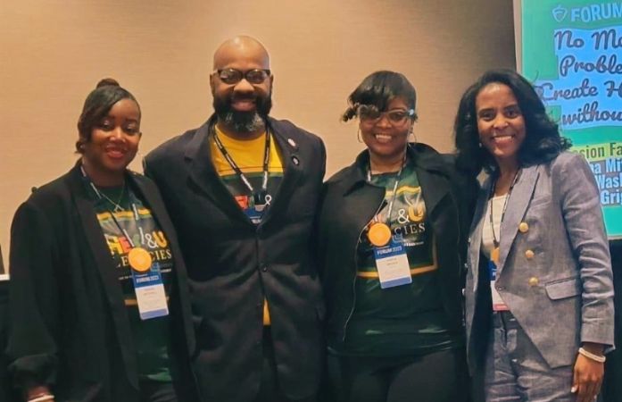  S.E Admin with Assistant Superintendent Dr. Feagins