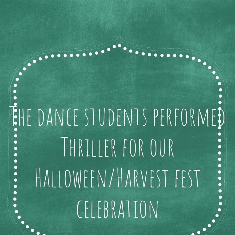  Picture of flyer Harvest/Halloween celebration