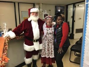 Mrs. Coward meet Santa 