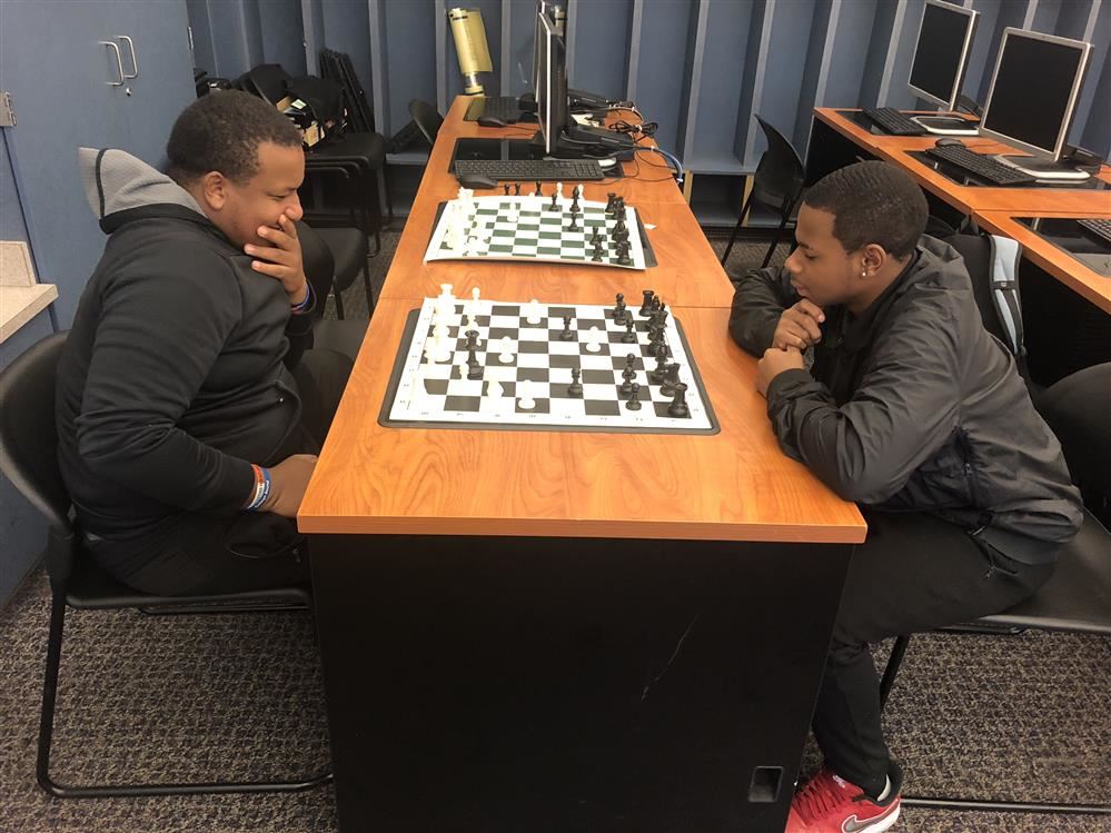  students playing chess