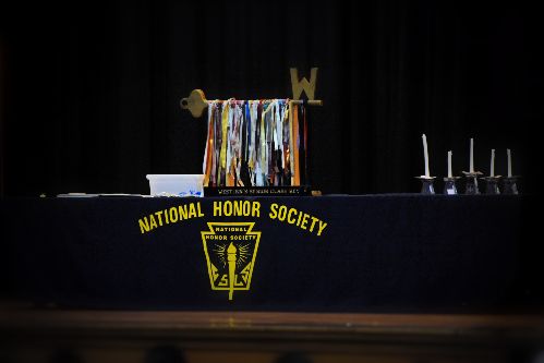  Picture of the Western's national honor society key.