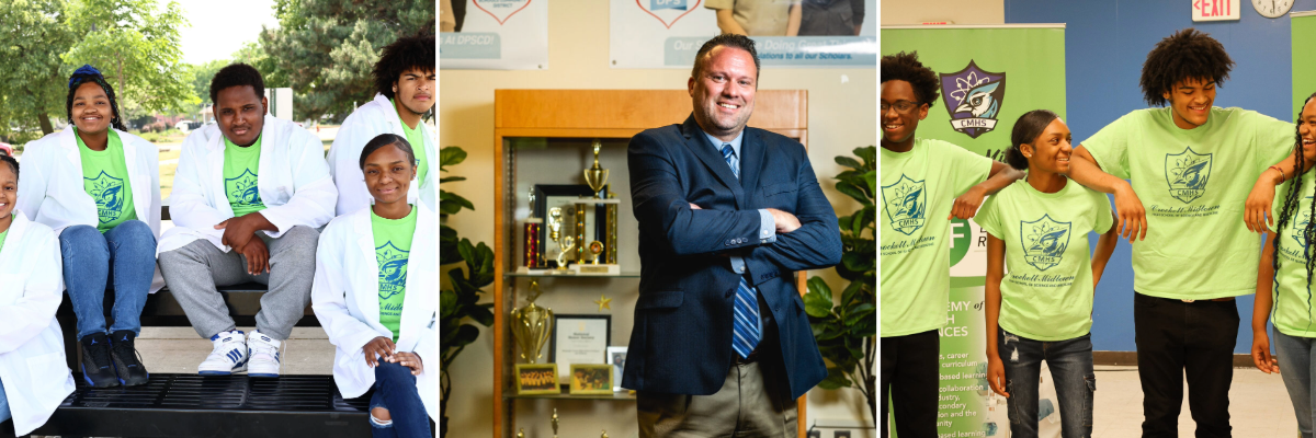 Dr. Lively in the middle