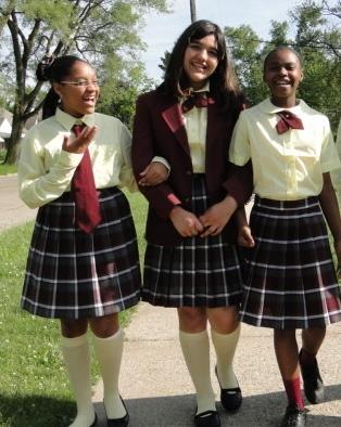 Students in uniform Students in uniform