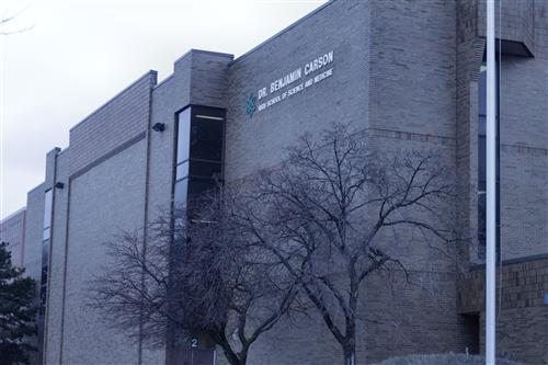 Front of Ben Carson High School 
