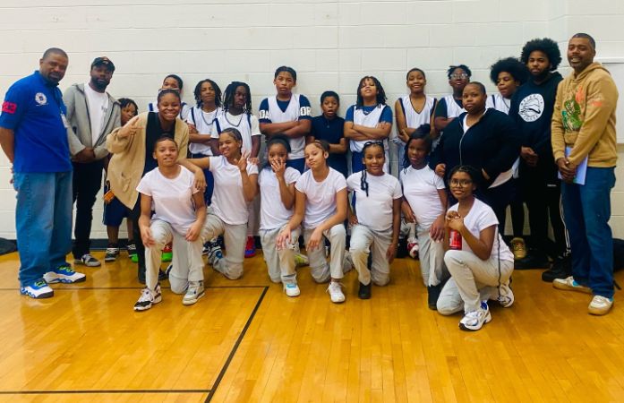  basketball and cheer team