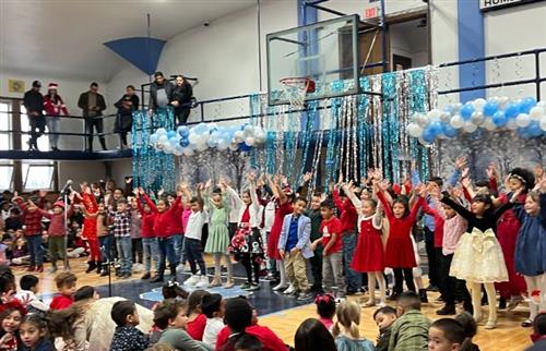 students performing