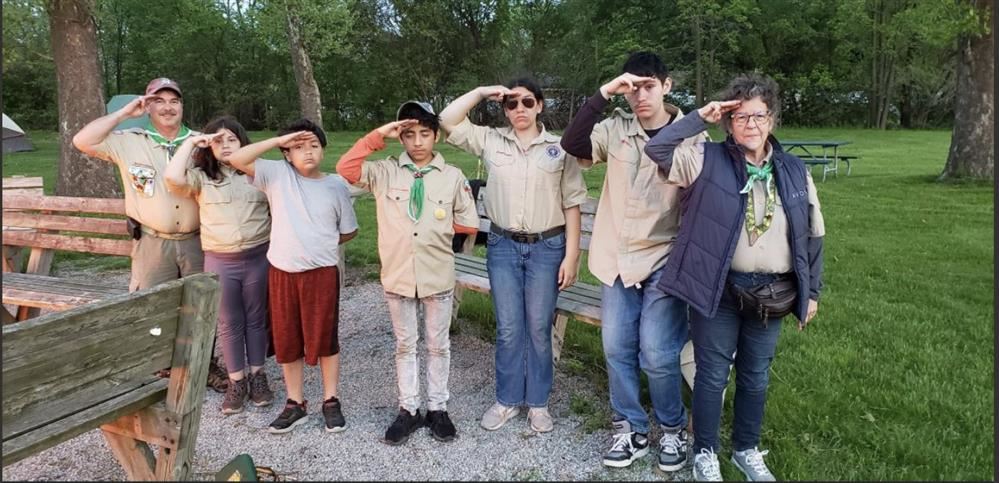  the Troop posing