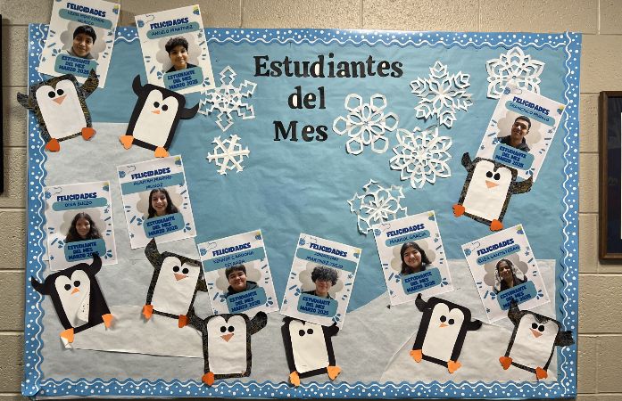  Our bulliton Board for student of the month