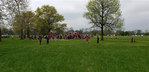 students at playground 2 