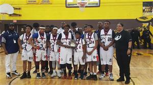 Brenda Scott Academy boy's basketball team 