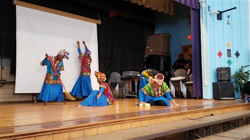 Praise Dancers dancing to Cotton Field 