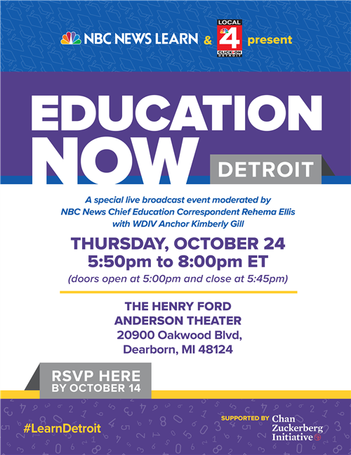 Education Now Flyer 