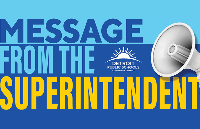  Message from the Superintedent