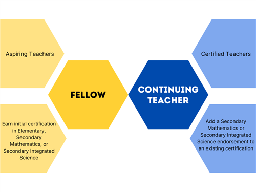 Fellow, Continuing Teacher Chart