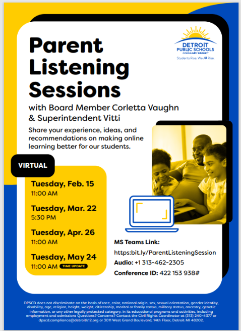 Dates for parent, tech training Dates for parent, tech training