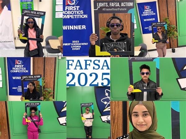  Collage of students who completed FAFSA