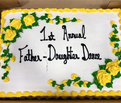 Daddy Daughter Dance Cake 