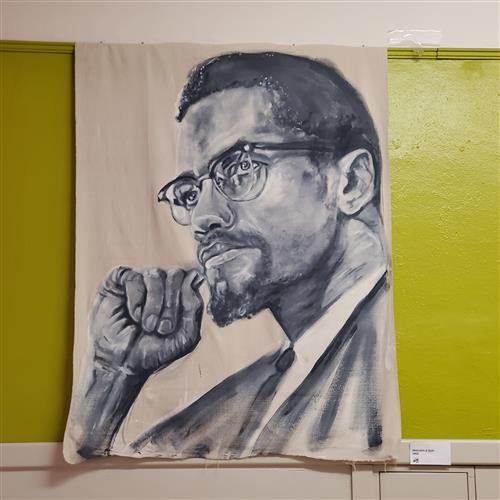 Portrait of Malcom X