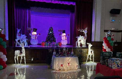 Toyland and holiday lights