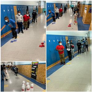 Students Bowling