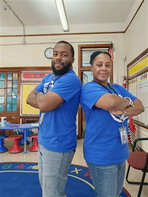Staff on twin day