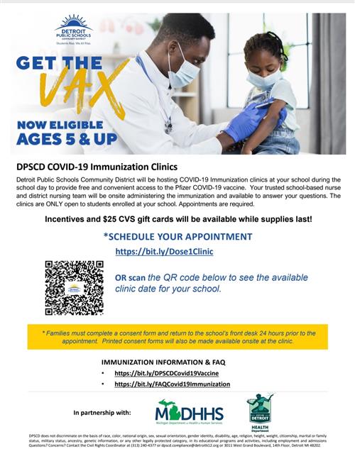 Covid vaccine flyer