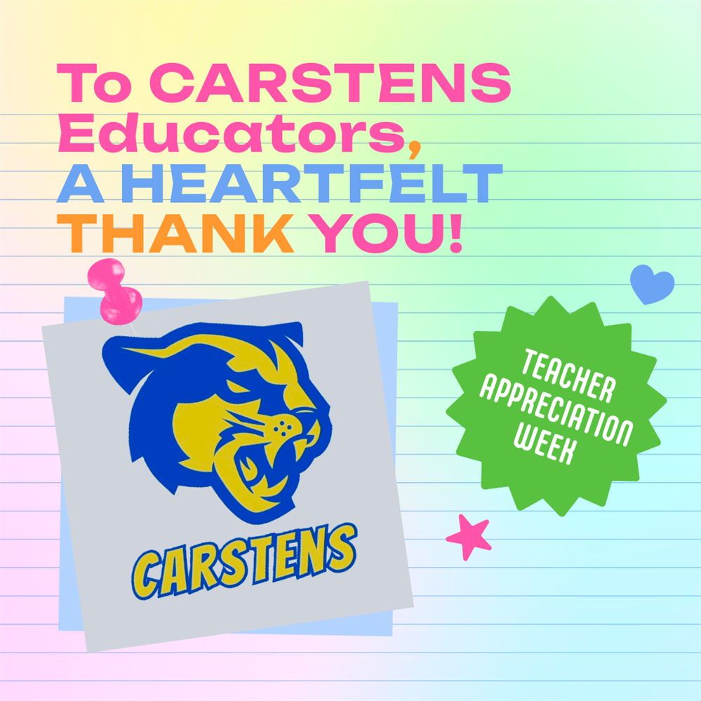  To Carstens Educators, a Heartfelt Thank You