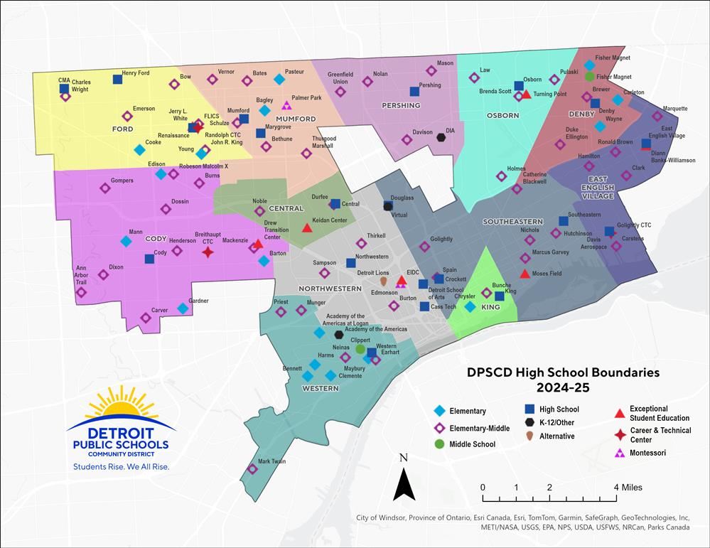Map of DPSCD Boundary