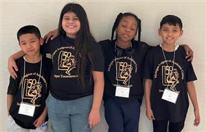  4 members of the Academic Games team