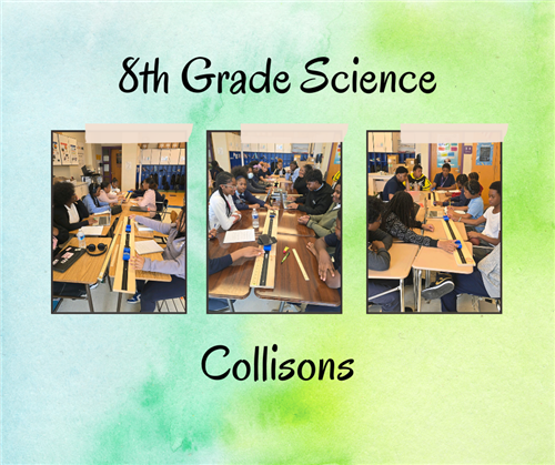 students are creating and observing collisons